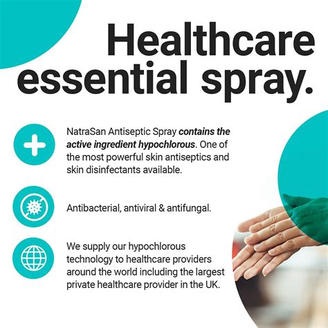 Buy NatraSan Antiseptic Spray (100 ml - 3 Pack - Travel-Size Bottle) – Hypochlorous Medical ...