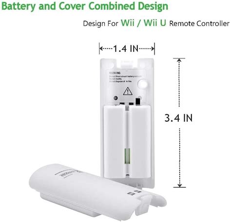 4x Rechargeable Batteries For Nintendo Wii Remote Controller Battery ...