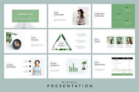 Minimal Presentation Google Slides Template by JafarDesigns on Envato ...