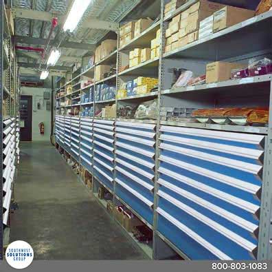 Industrial Drawer Shelving