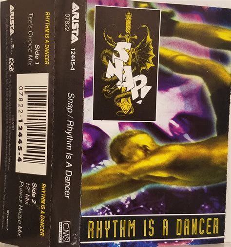 Snap! - Rhythm Is A Dancer (1992, Cassette) | Discogs