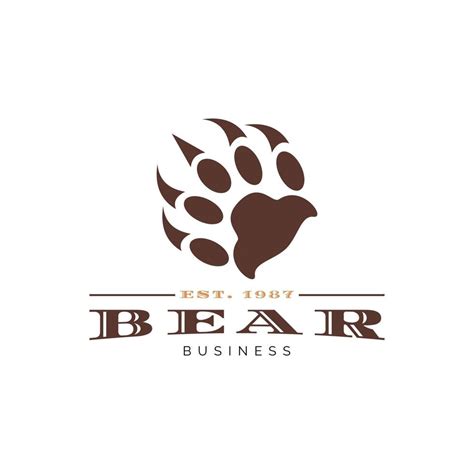 Bear Claw Icon Logo Design Template 20277040 Vector Art at Vecteezy