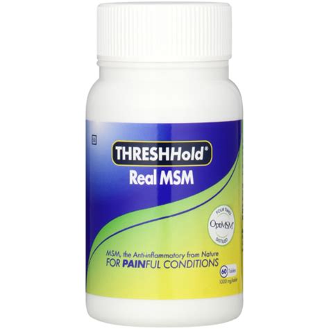 THRESHHold Real MSM 60 Tablets - Clicks