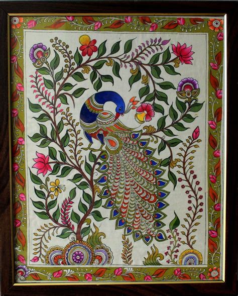 KALAMKARI PAINTING – CREATIVE ART | Hand painting art, Kalamkari painting, Mandala design art