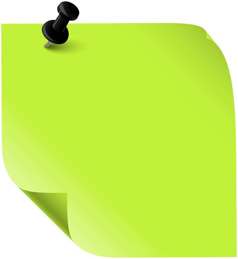 Sticky Note Green PNG Clipart - Best WEB Clipart | Powerpoint background design, Frames design ...