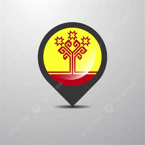 3d Map Pin Vector Design Images, Chuvashia Map Pin Background Cheboksary, Symbol, Object ...