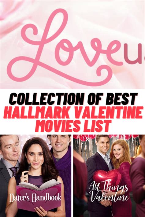 Collection of HALLMARK VALENTINE MOVIES List 2024