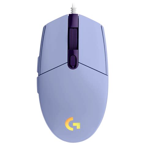 Buy the Logitech G203 LIGHTSYNC RGB Wired Gaming Mouse - Lilac ( 910-005851 ) online - PBTech.co.nz