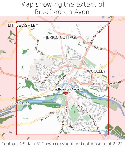 Where is Bradford-on-Avon? Bradford-on-Avon on a map