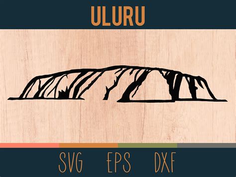 Uluru SVG Outline Digital Cut File Uluru-kata Tjuta - Etsy Australia