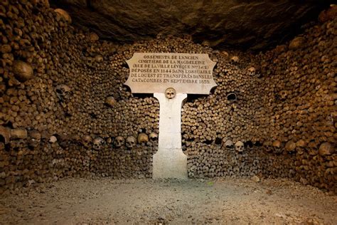 The Catacombs of Paris are an underground ossuary in Paris, France. The ...