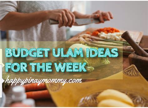 Healthy budget ulam recipe ideas for the week - Happy Pinay Mommy