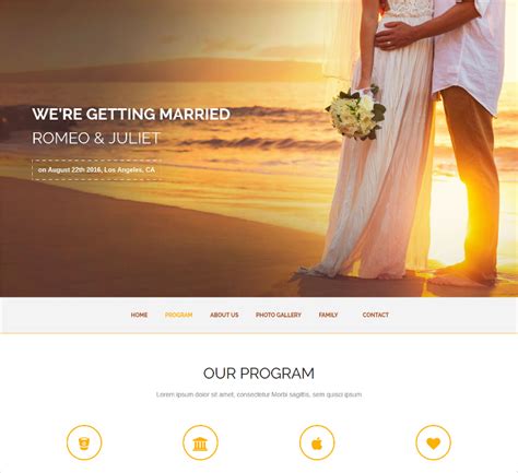 11+ Free Wedding Website Themes & Templates | Design Trends - Premium PSD, Vector Downloads