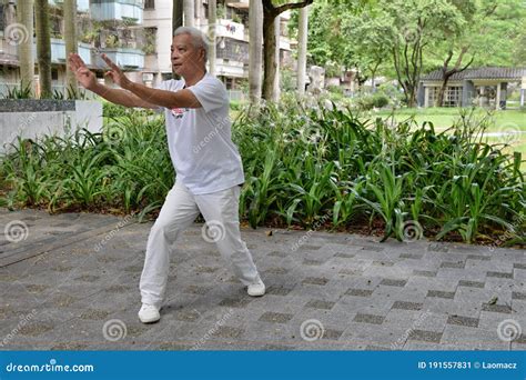 FOSHAN, CHINA - CIRCA JUNE 2020: a Chinese Kung-fu Grandmaster Shows Single Techniques of Dragon ...