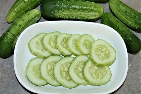 Sliced Cucumbers On Plate Free Stock Photo - Public Domain Pictures