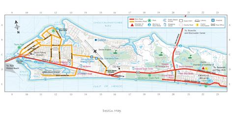 Map Of Destin Florida Attractions - Printable Maps