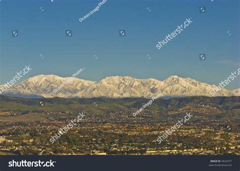 San Bernardino Mountains Snow During Winter Stock Photo 9422077 ...