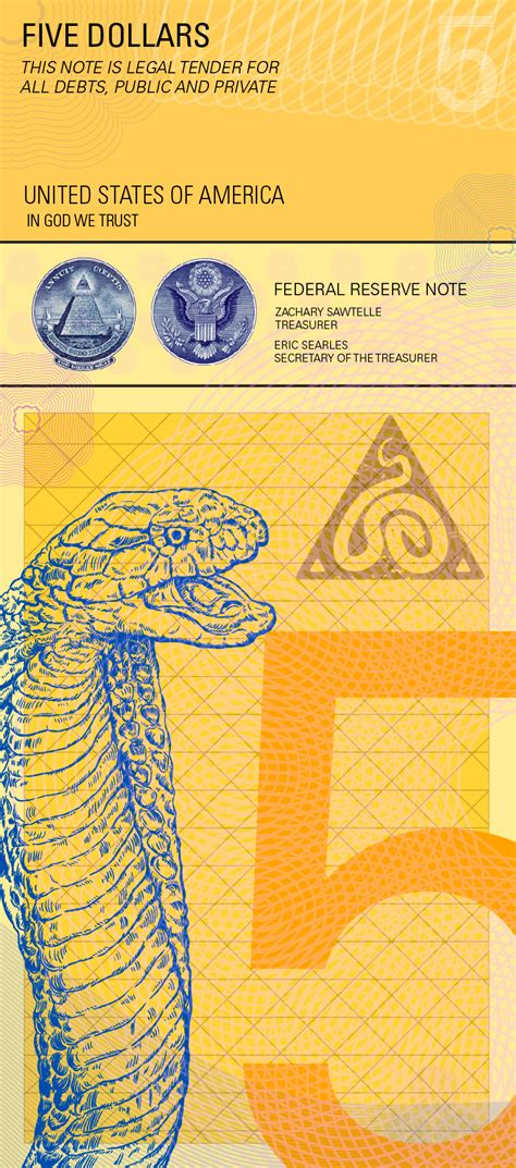 Currency Redesign: 5 Dollar Bill :: Behance