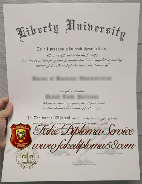 The easiest way to order a phony Liberty University degree. Buy LU diploma