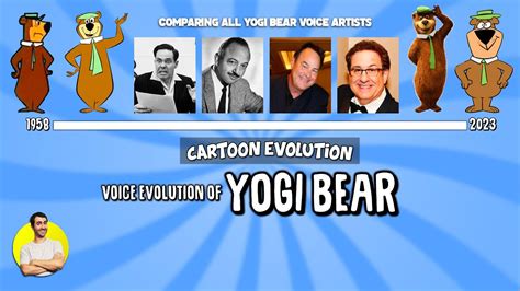 Voice Evolution of YOGI BEAR - 65 Years Compared & Explained | CARTOON EVOLUTION - YouTube