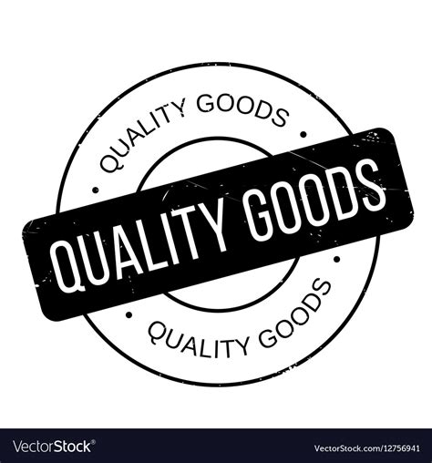 Quality goods rubber stamp Royalty Free Vector Image