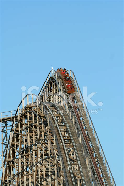 Wooden Roller Coaster Stock Photo | Royalty-Free | FreeImages