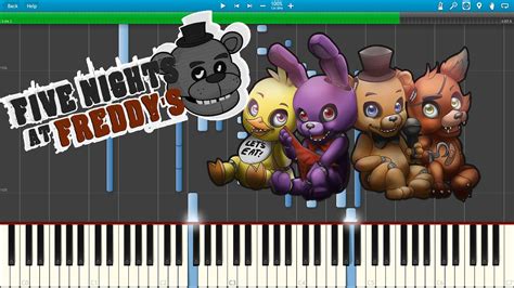 Five Nights at Freddy's - The Living Tombstone Medley (Piano Tutorial) [Synthesia] - YouTube