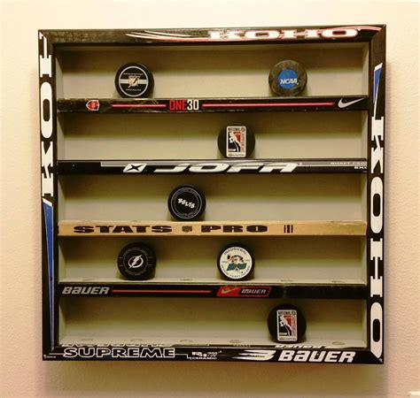 Hockey Puck Display Case Holds 30 Pucks hockey sticks | Etsy | Hockey room, Hockey room decor ...