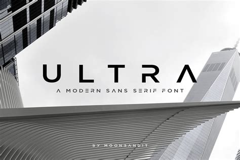 ULTRA - Modern Sans Serif Font | Sans Serif Fonts ~ Creative Market
