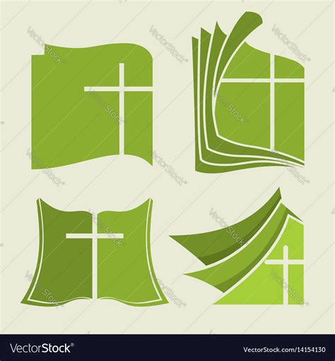 Biblical symbols set Royalty Free Vector Image