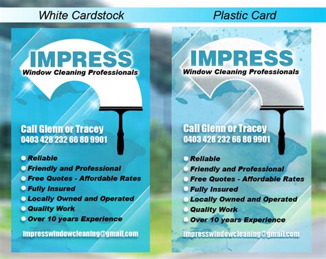 House Cleaning Business Card Designs