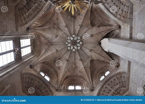 Ribbed vault stock photo. Image of catholic, cathedral - 27563210