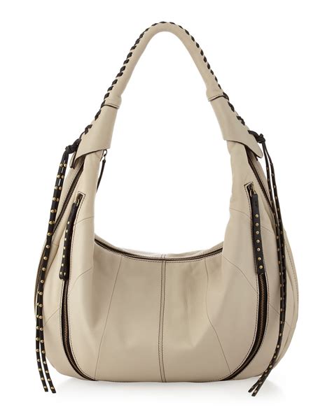 Lyst - Oryany Zipper Hobo Bag in Natural