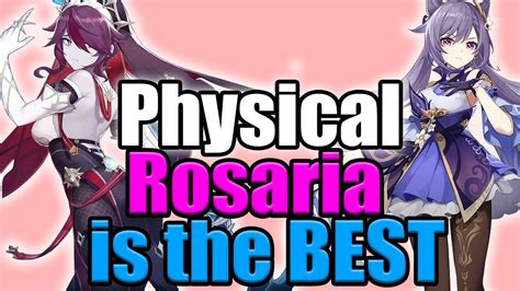 Rosaria Physical DPS & Support Guide + BEST Team Comps, Weapons, and Artifacts | Genshin Impact ...