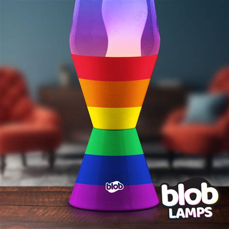 Rainbow Lava Lamp - Vintage - by Blob Lamps