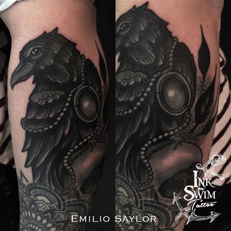 Edgar Allan Poe "The Raven" Tattoo #inkorswimtattoo | Body tattoos ...