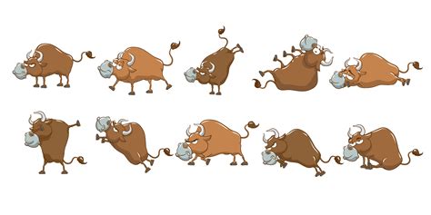 Bull Cartoon Vector Art, Icons, and Graphics for Free Download