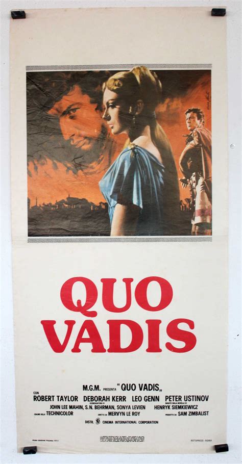 "QUO VADIS" MOVIE POSTER - "QUO VADISRES" MOVIE POSTER