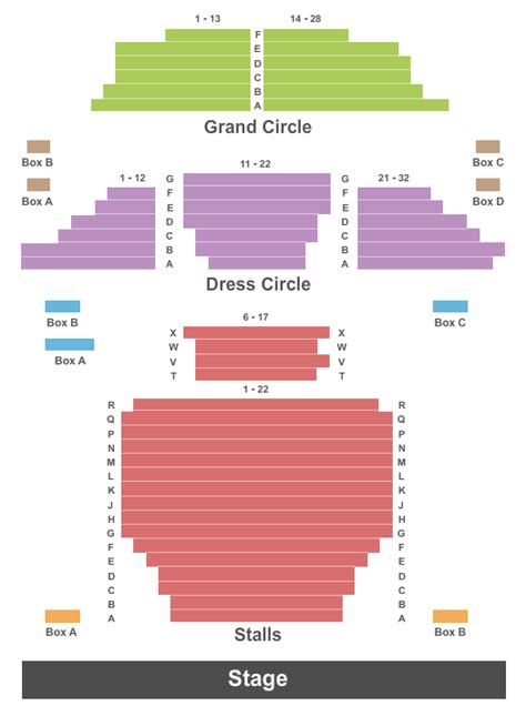 Apollo Theatre - London Seating Chart | Star Tickets