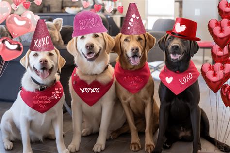 10 Adorable Dog Valentine's Day Outfits and Accessories You'll Love - Basically Dogs