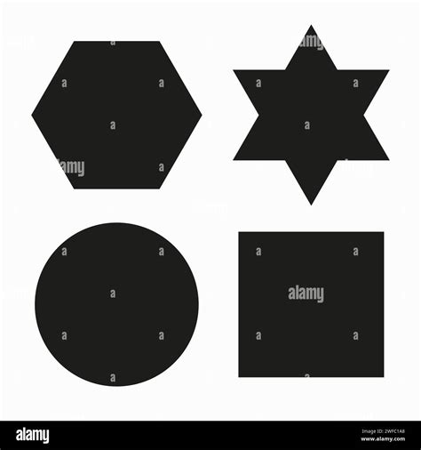 Geometric shape silhouette icon. Modern design. Flat template. Isolated ...