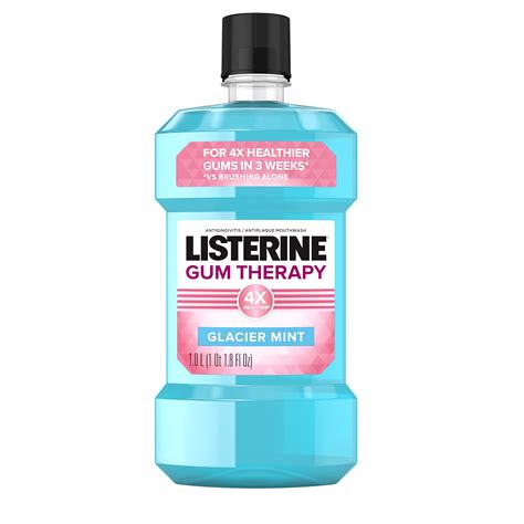 Buy Listerine Gum Therapy Antiplaque & Anti-Gingivitis Mouthwash, Oral Rinse to Help Reverse ...