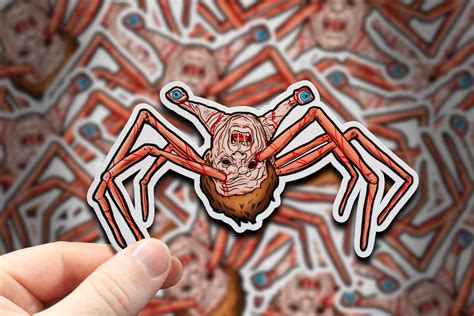 The Thing Spider Head Horror Sticker | Etsy