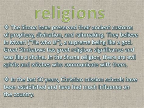 Zimbabwe Culture