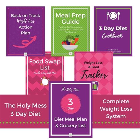 The Holy Mess 3 Day Diet Complete Weight Loss System - The Holy Mess