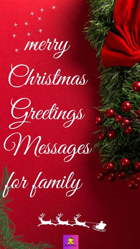 40 Best Heartwarming merry Christmas Greetings Messages for Family ...