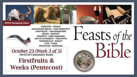 Feasts of the Bible (3 of 5, "Firstfruits & Weeks / Pentecost") - ROCC ...