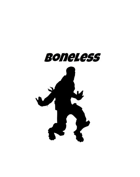 Fortnite | Emote "Boneless" Digital DXF | PNG | SVG Files! – Claire B's ...