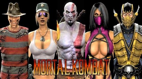 Mortal Kombat 9 - All Costumes / Skins Showcase (4K 60FPS) - YouTube