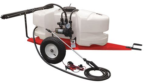 FIMCO Trailer Sprayer, 25 gal Tank Capacity, 2.1 gpm Flow Rate, 60 psi ...